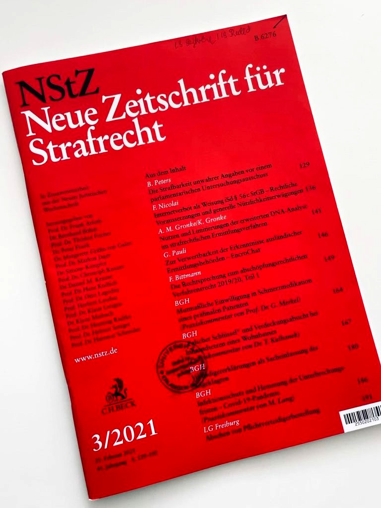 Internetverbot als Bewährungsweisung?