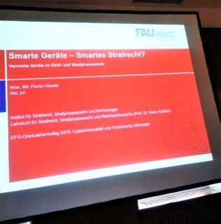 Zum Artikel "„Smarte Geräte – Smartes Strafrecht?“ – Florian Nicolai sprach auf dem 8. Symposium des Vereins „junges Strafrecht e.V.“"