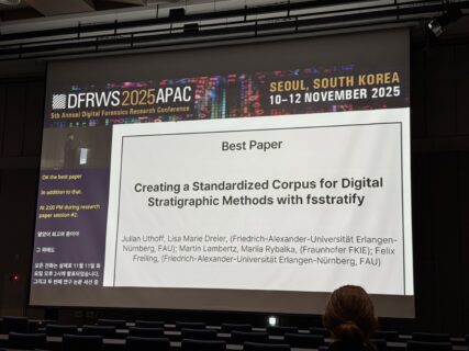 Zum Artikel "Best Paper Award at DFRWS APAC 2025"